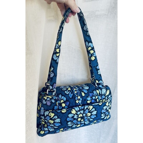 Vera Bradley Indigo Pop Quilted Shoulder Tote Bag – Retired Pattern - Picture 2 of 16